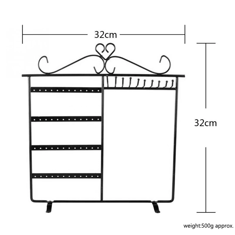 Metal Gfit Stud Jewelry Display Box Necklace Pandents Ring Earrings Organizer Jewellery Packaging Holder Stud Wholesale