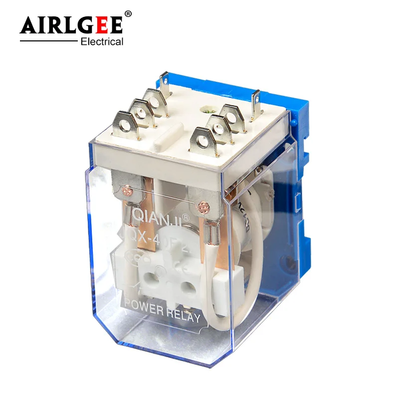 JQX-40F 2Z Coil Voltage 8 Pin DC12V DC24V AC220V 40A 50A Protection High Power Electromechanical Relay