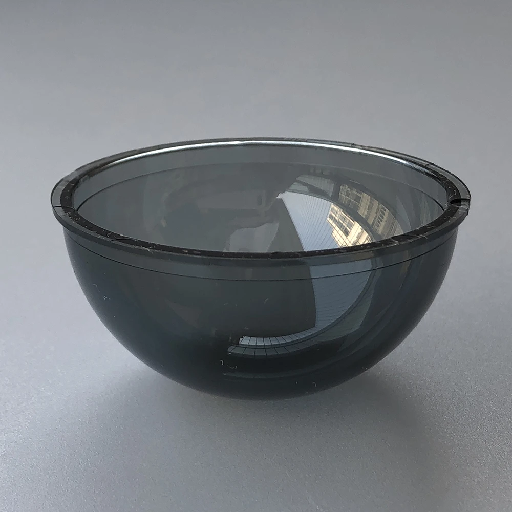 2 Inch Smoked Mini Polycarbonate PC Security CCTV Camera Dome Cover Small Waterproof Rainproof Protective Cover Camera Lens Cap