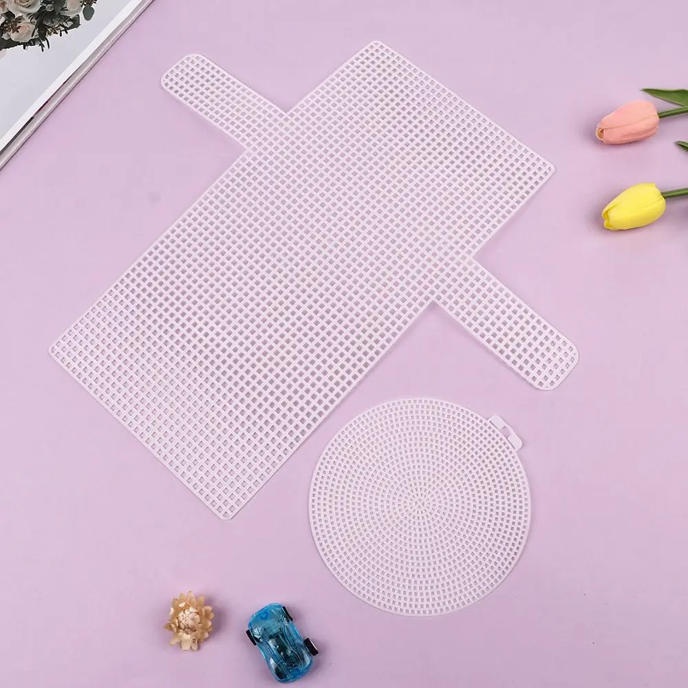 Variety Accessories DIY Knitted Piece Woven Material Grid Plate for Weaving Bags