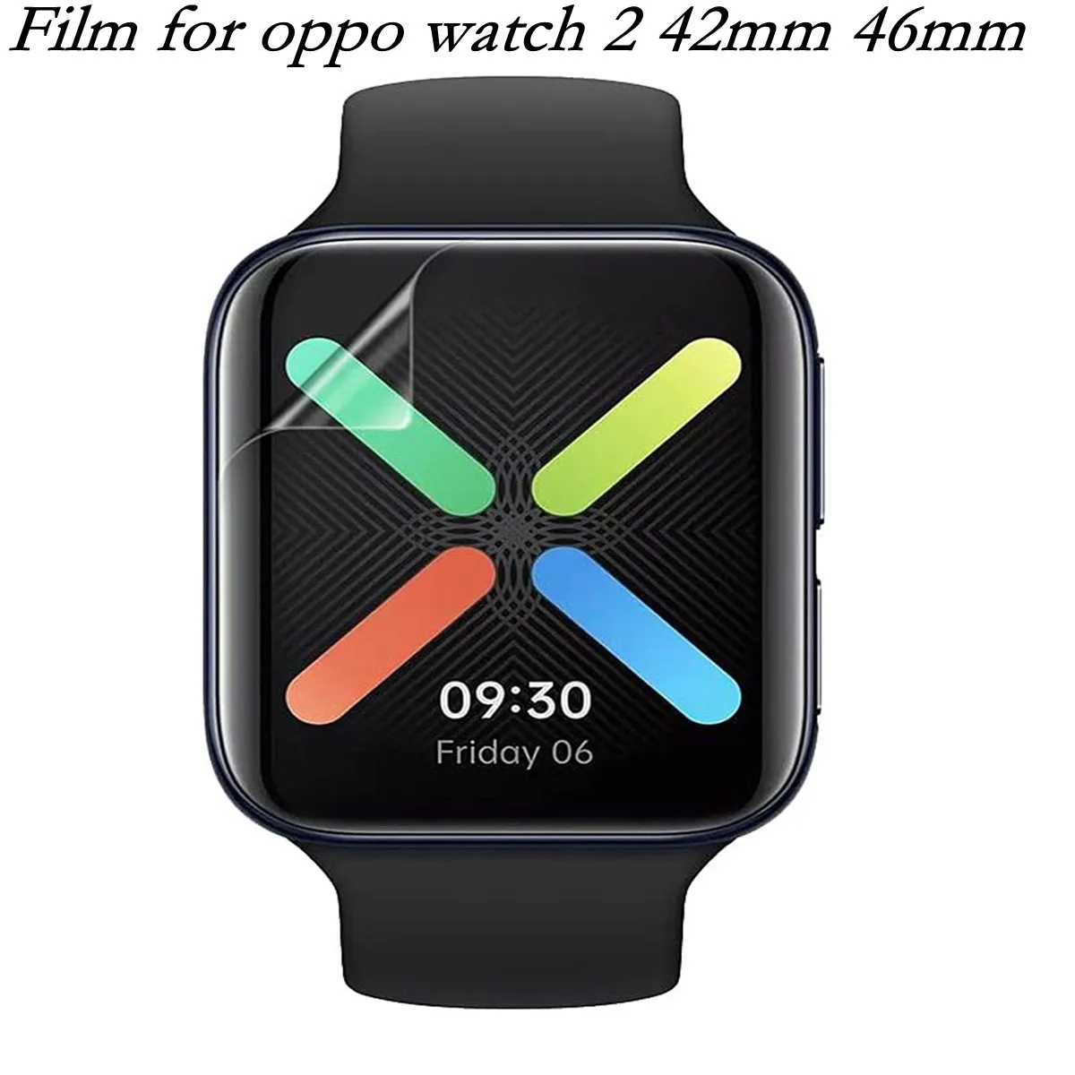 Película protectora de pantalla de cobertura completa para oppo watch 2, 42mm, 46mm, HD, antiarañazos, suave, TPU, película protectora para OPPO Watch 2, 42 y 46 MM