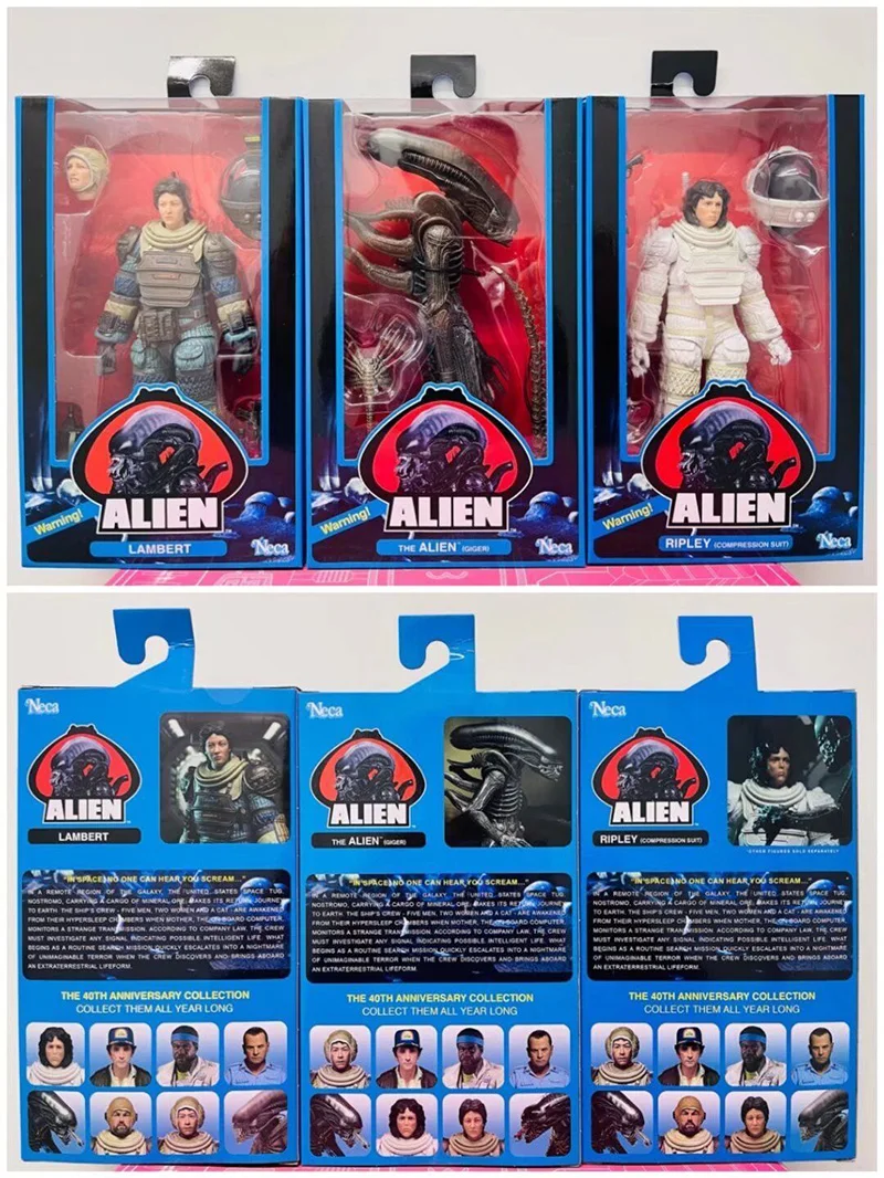NECA Lambert Ripley The Alien ASH KANE Warrior 40th Anniversary