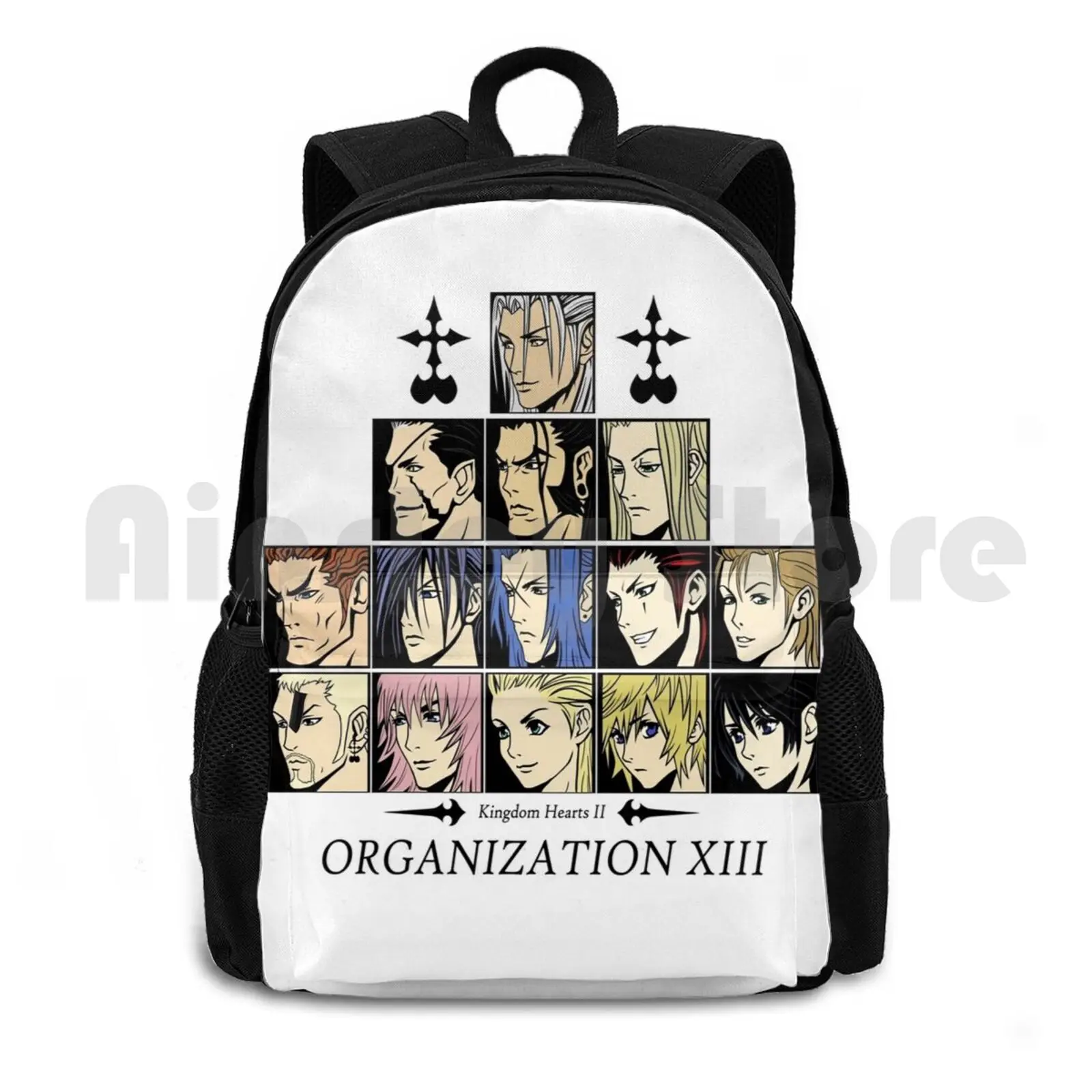 Kingdom Hearts Ii Organization 13 ( Color ) Outdoor Hiking Backpack Riding Climbing Sports Bag Kingdom Hearts Kingdom Hearts 2