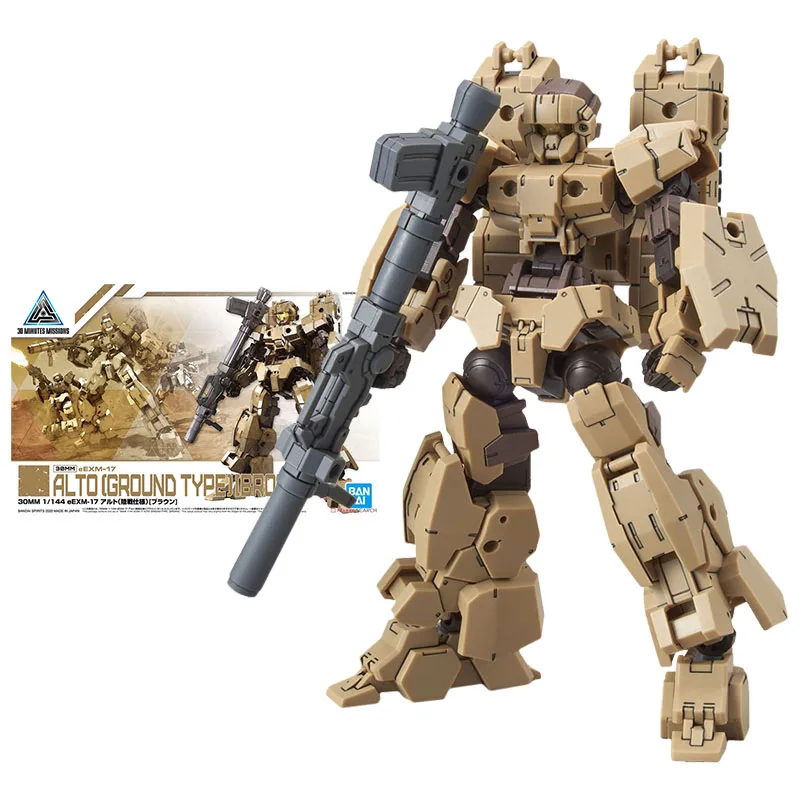 

Bandai Gundam Model Kit Anime Figure 30MM EEXM-17 Alto Ground Type Genuine Gunpla Model Action Toy Figure Toys for Children