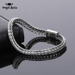 Ancient Silver color Man Buddha Bracelet Cuff Bangle Tire Pattern Bracelet Retro Jewelry Popular Jewelry Accessories for Women