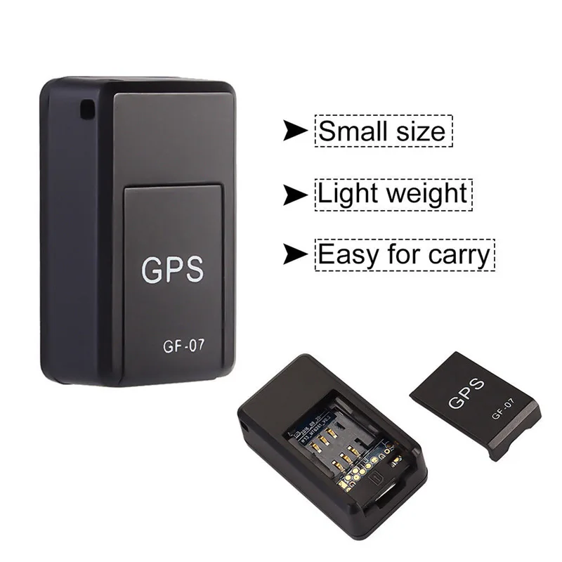 GF-07 Mini GPS Tracker Vehicle Strong Magnetic Free Installation GPS Tracking Locator Personal Tracking Object Anti Lost Tracer