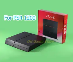 1set Full Housing Case For PS4 1200 Console Black Color For PlayStation 4 1200 Console Housing Case House Shell with sticker