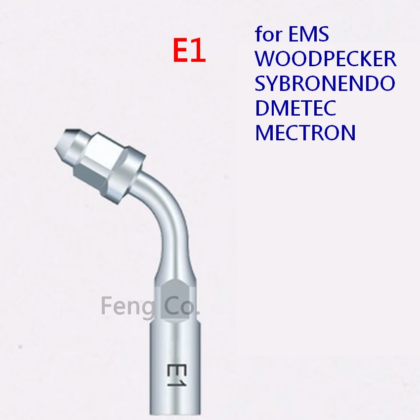 

E1 Ultrasonic Scaler Tips Endo Perio Dental Scaling Fit EMS Woodpecker Handpiece Dentistry Instrument