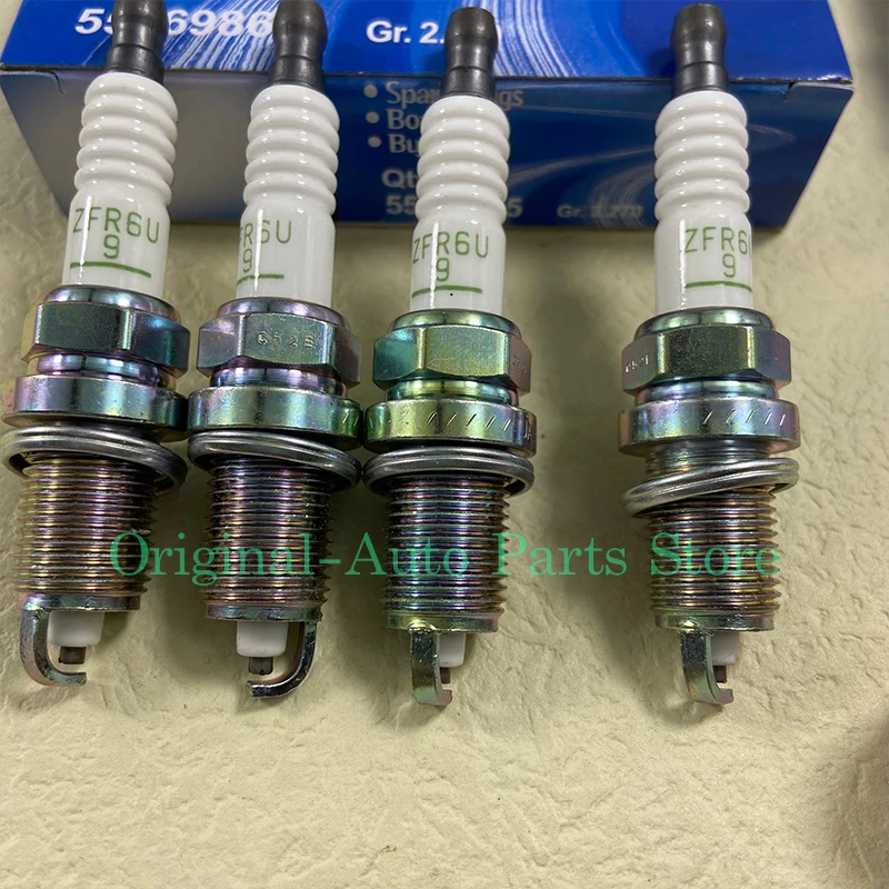 4PCS Spark Plug For Chevrolet Cruze Epica Sonic Opel Vauxhall Astra Zafira Pontiac Alfa Romeo 55569865