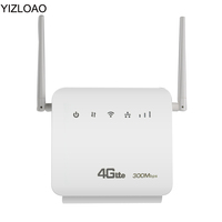 YIZLOAO Unlocked 300Mbps Wifi Routers 4G lte cpe 3G Mobile Router with LAN Port Support SIM card Portable Wireless Router wifi