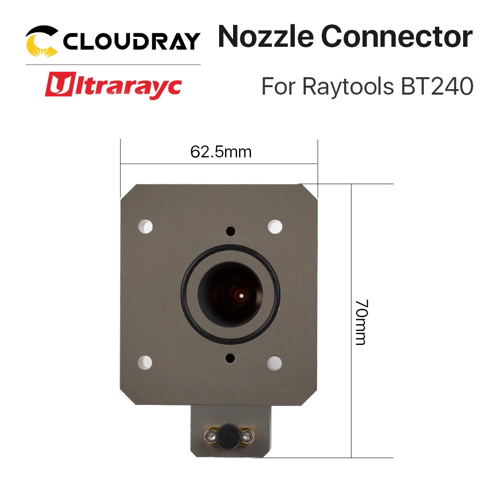 Ultrarayc الأصلي BT240 فوهة موصل BT240 أسفل المعادن جزء ل raytool BT240 فوهة السيراميك اكسسوارات تثبيت