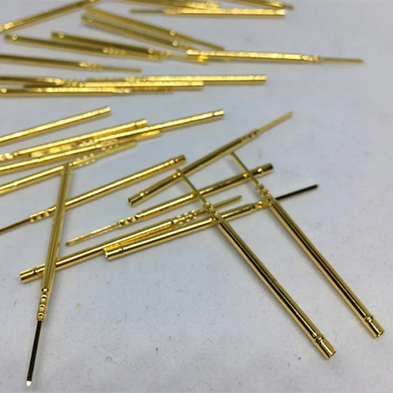 100 Cái/gói Kiểm Nghiệm R100-2W Thon Gọn Đồng Ống Mùa Xuân Kiểm Nghiệm Điện Chiều Dài Kim 38.78Mm Đường Kính 1.67Mm công Cụ Test