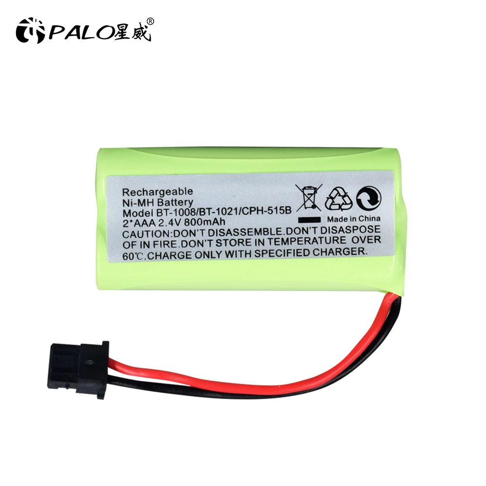 

BT-1008 800mAh 2.4V Ni-MH Cordless Home Phone Battery for Uniden BT1008 BT1016 BT-1016 BT1021 BT-1021 WITH43-269 WX12077