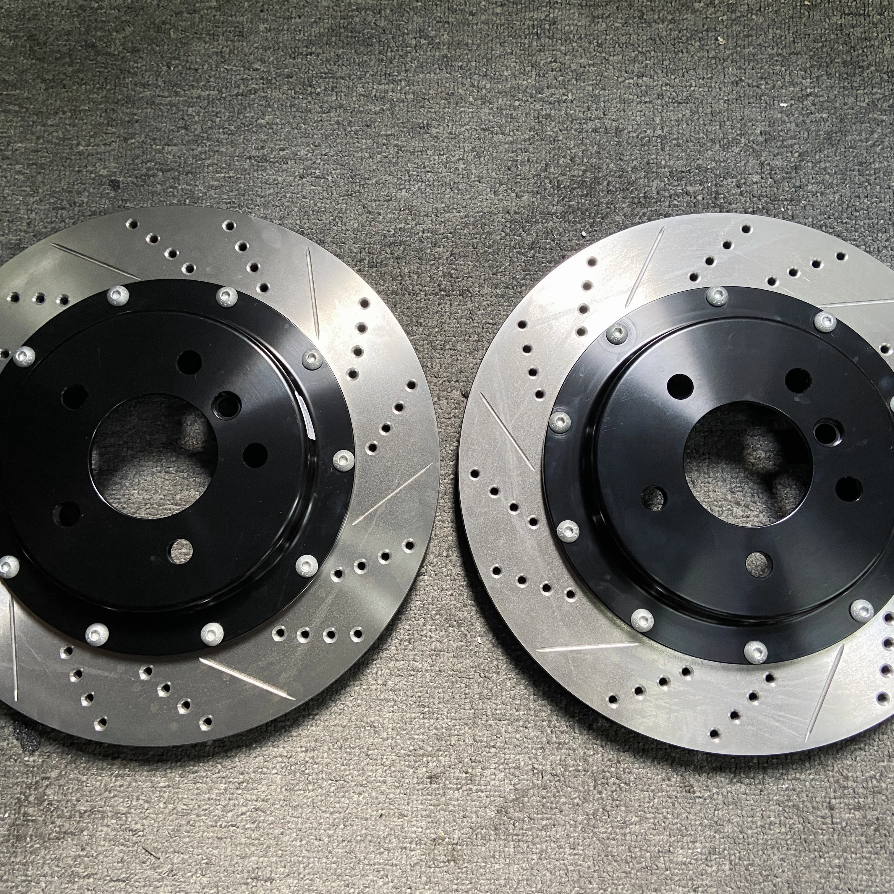 

replacement brake disc drilled and slotted style Wearable rotors for bmw e92/e90/e91380x34 for GT6 caliper