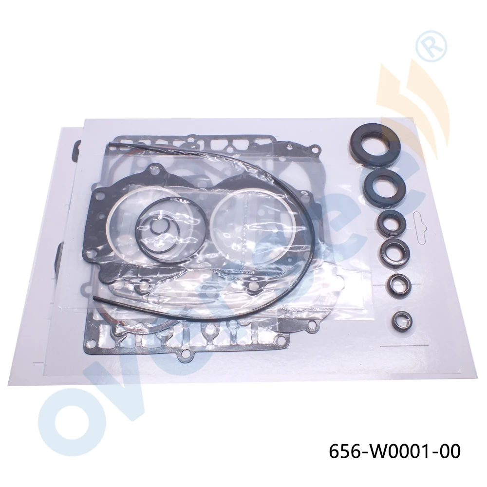 

656-W0001-00 Для полного комплекта прокладок подвесного двигателя Yamaha, 25 л.с., 2 цилиндра