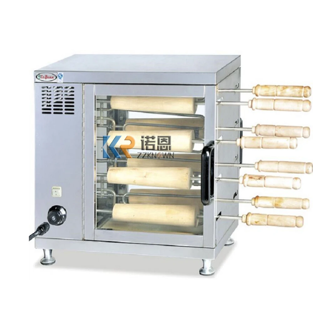 Hot Sale Electric Chimney Cake Roller Maker Oven Bread Chimney Baking Machine Ice Cream Cone Moulding Bakery Equipment Waffle ma