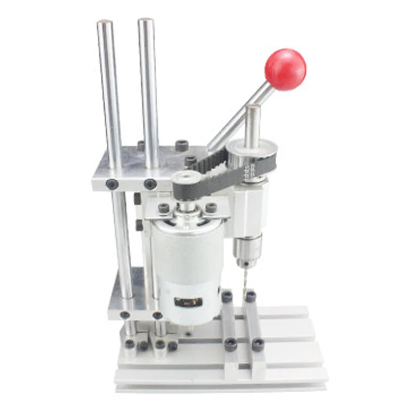 Multifunctional High Precision Drill Tapping Machine 24V Mini Low Speed Tapping Machine Miniature Bench Drill Milling Machine