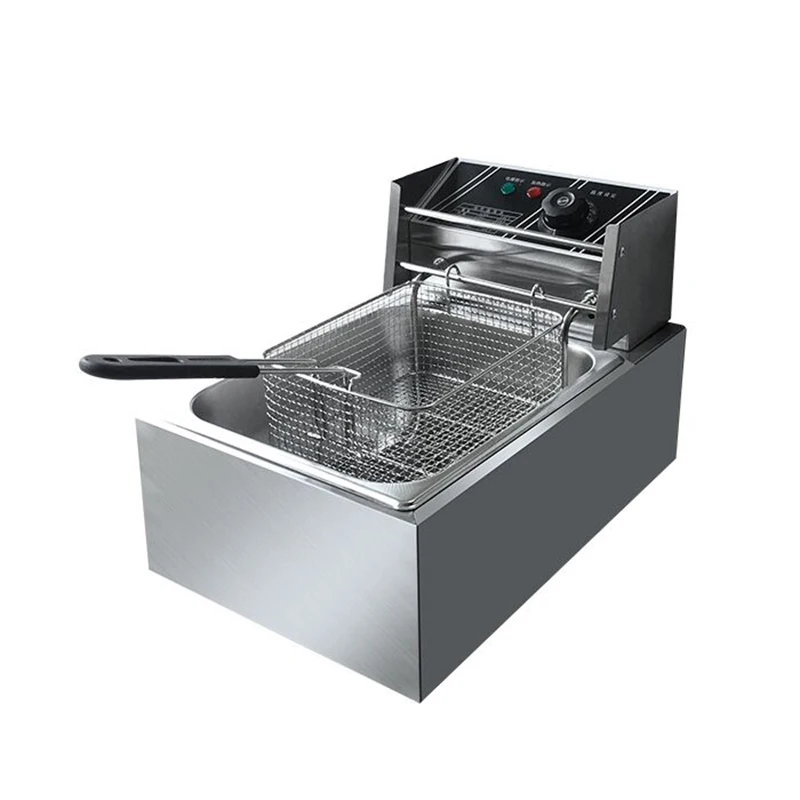 New 2500W Industrial Deep KFC&Macdonald Electric Single Tank Fryer Machine