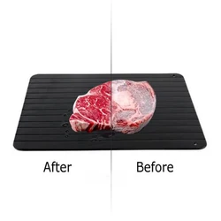 ROLKETU Fast Defrosting Tray Thaw frozen Food Meat Fruit Quick Defrosting Plate Board Defrost Kitchen Gadget Tool Dropshipping