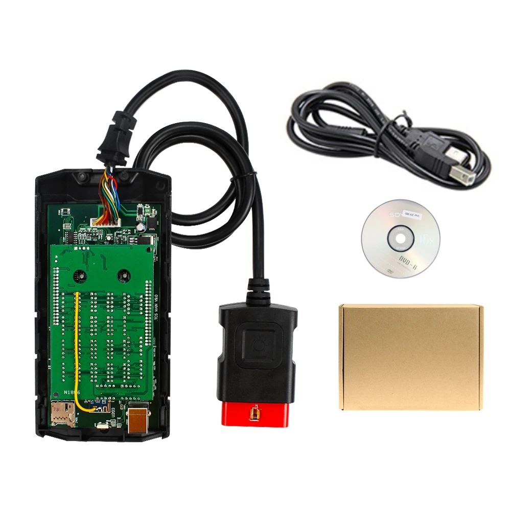 2021.11 Keygen TCS Pro Bluetooth USB V9.0 Double PCB Green Board TCS PRO+ NAIS Relays New V2020.23 OBD2 Diagnosic Scanner