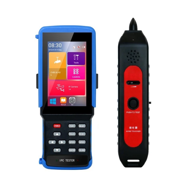 IPC 9310 POE wifi 4.3 ''5 w jednym ekranie dotykowym tester kamery monitoringu dla IPC/kamera analogowa, IPC 1080 P, AHD, CVI, TVI, BNC tester kabli sieciowych