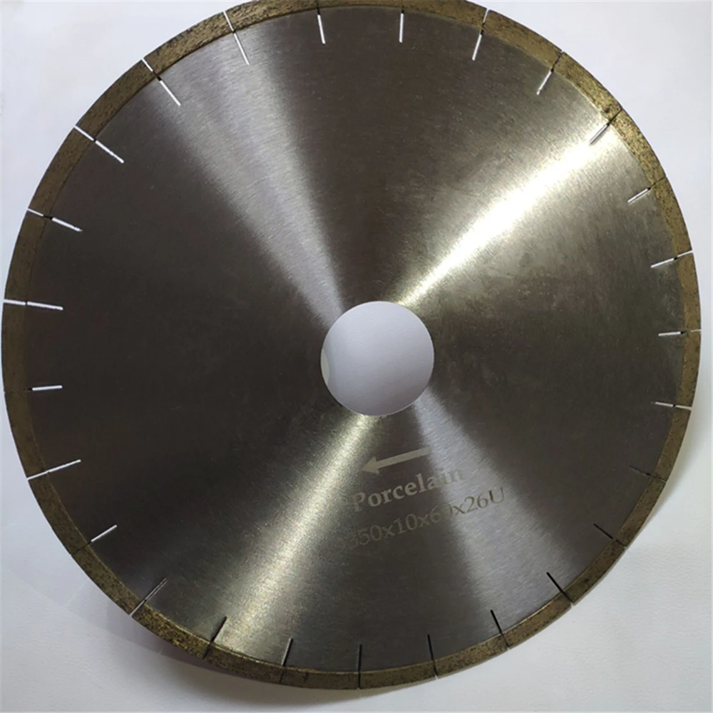 

DB24 Ceramic Porcelain Tiles Cutting Disc D350mm U Slot Diamond Saw Blades 14 Inch Silent Circular Saw Blades for Porcelain 1PC