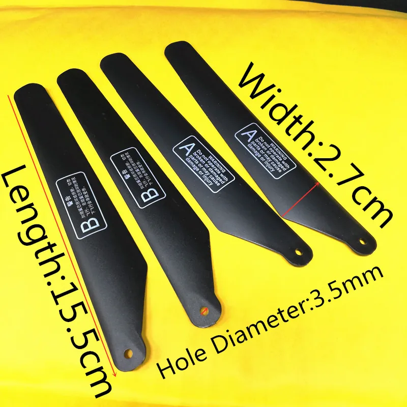 TX9009 LH1108 H002 109 S006G S006 R/C Helicopter Spare Parts 155mm 3.5mm Main Blades A B Propellers Rotor