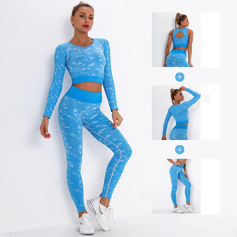 

New Gym Clothing Sports Bra Seamless Leggings Female Athletic Fitness Suits Yoga Sets Women Tracksuits Workout Sportswear