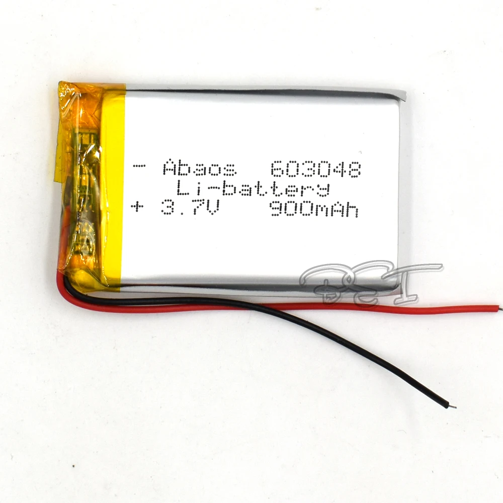 

10Pcs 3.7V 900mAh Li-Po Li Ion Rechargeable Battery 603048 Lithium Polymer Cells For Mp3 MP4 MP5 GPS PSP Mobile Bluetooth