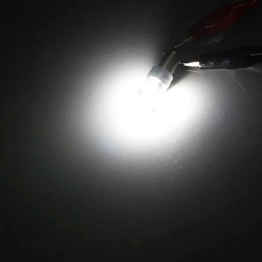 Lot 10 Ampoules LED BA9S T4W 24V Blanc Chaud 60LM - Éclairage Voiture Intérieur Coffre