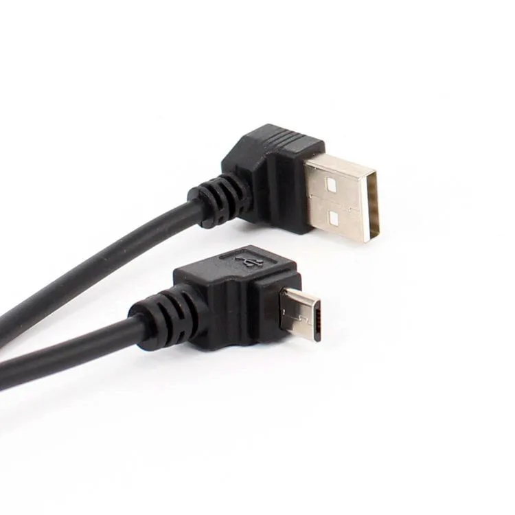 90 Độ Lên Xuống Trái Phải Góc Cạnh Micro USB Đực Sang USB 2.0 Nam Dữ Liệu Kết Nối Sạc Cáp Ngắn Cho android Điện Thoại Máy Tính Bảng
