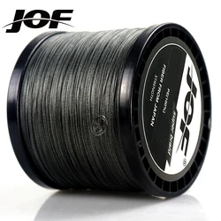 Cuerda trenzada para pesca, línea de pesca de carpas de agua salada, multicolor de 8 hebras de 1000M, 500M, 300M y 100M, 100% extremos de PE JOF