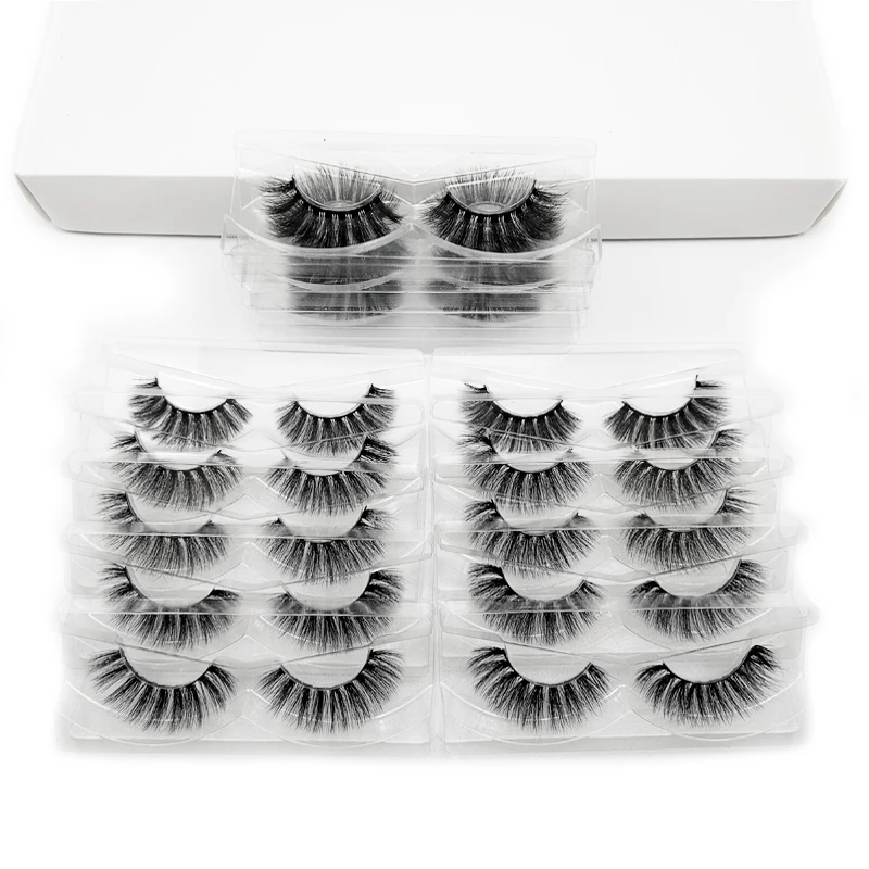 YSDO 30 คู่ขนตาขายส่ง Hand made Mink ขนตาปลอม 3D Mink hair ขนตาธรรมชาติแต่งหน้า 3D False eyelashes