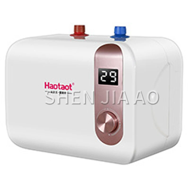 8L Kleine lagerung elektrische wasser heizung Haushalt schnell-heizung typ wasser heizung mechanische digital display Wasser heizung 220v
