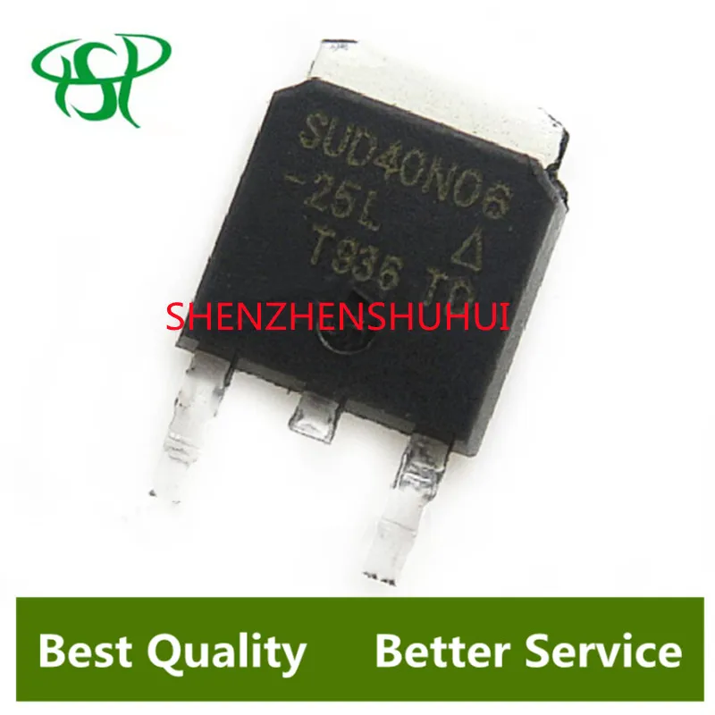 10PCS SUD40N06-25L À-252 40N06 TO252 SUD40N06 40N06-25L