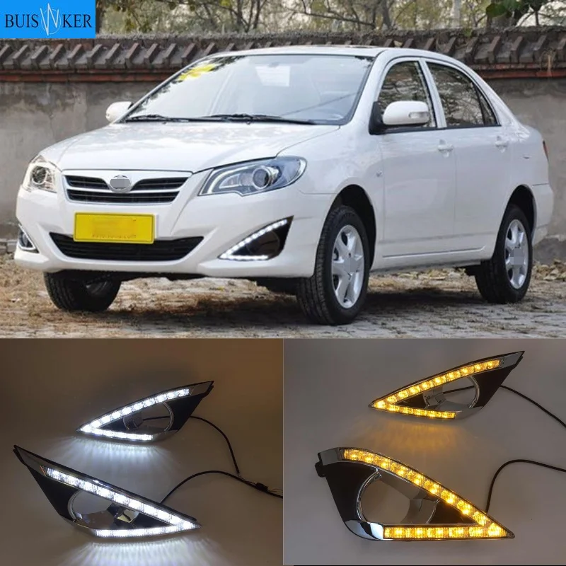 

2PCS LED Daytime Running For Toyota Corolla 2013 2014 Super Brightness 12V Car LED DRL Waterproof ABS Daylight Bulb