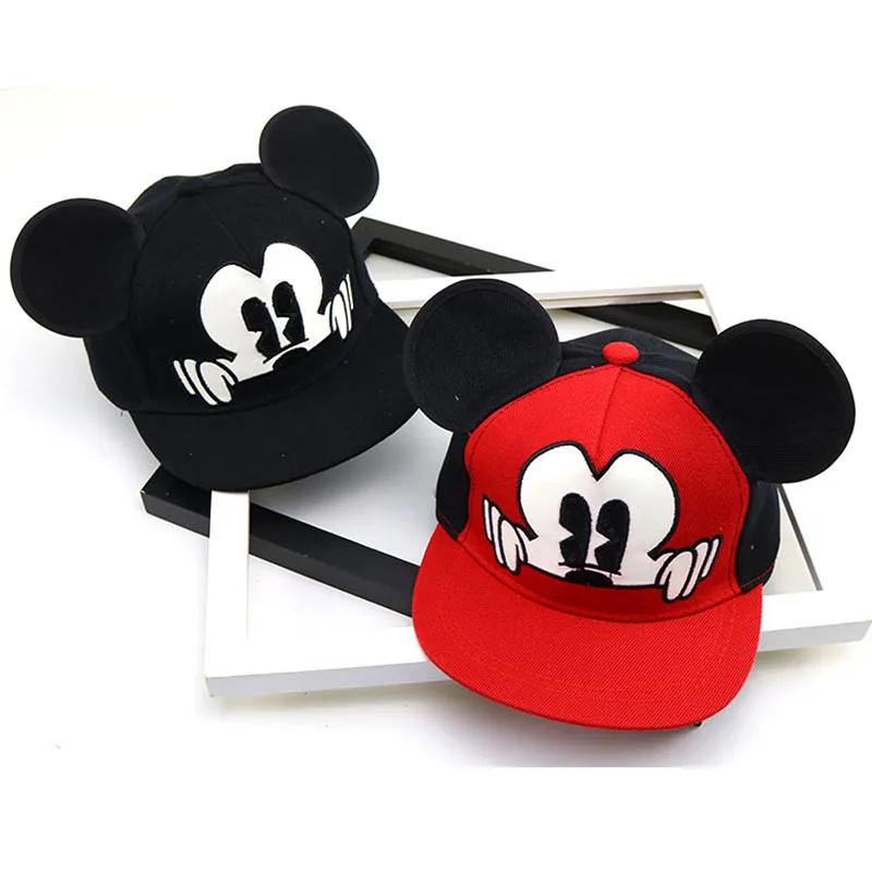 Children Disney Mouse Mickey Kids Hat Boy Girl Baseball Caps Mickey Minnie Mouse Cartoon Fashion Baby Caps for Baby Summer Hat