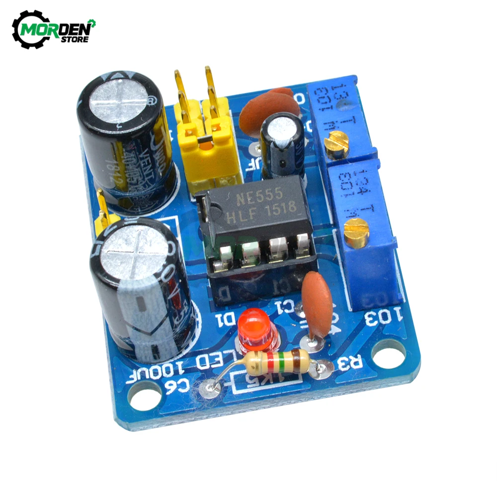 NE555 Pulsgenerator Module Duty Cycle Blokgolf Rechthoekige Golf Signaal Generator Verstelbare 555 NE555P Board Diy