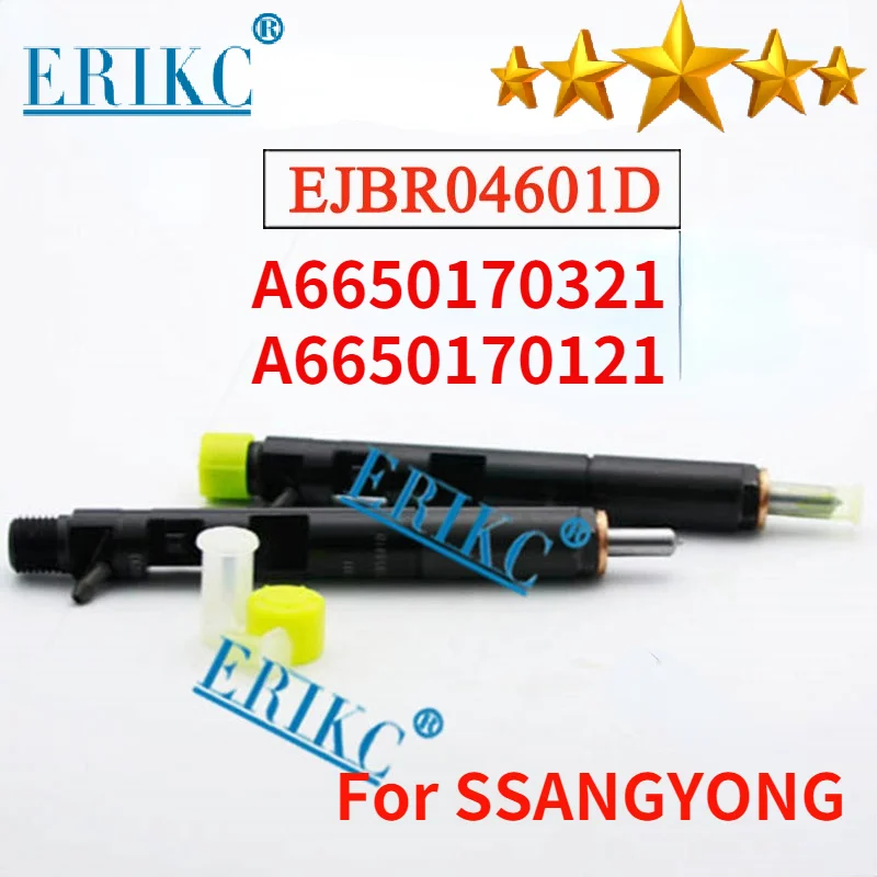 

A6650170321 A6650170121 Common Rail Injector EJBR04601D Diesel Fuel Injection Nozzle 4601D For Delphi SSANGYONG REXTON D27DT