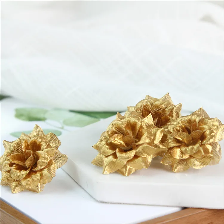 

10PCS 15Colors Artificial Decorative Silk flannel Fabric Rose Flower Heads For DIY Wedding Backgroud Wall Hair Cap accessory