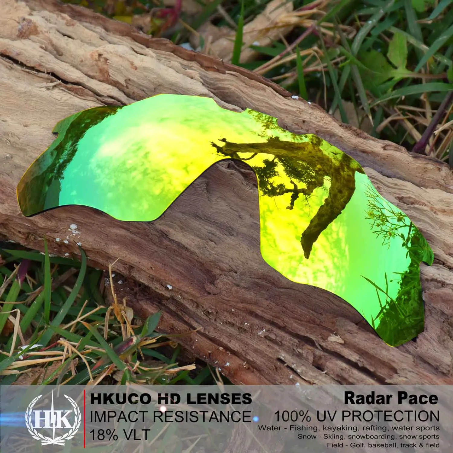 

HKUCO Replacement Lenses For Radar Pace Sunglasses Polarized