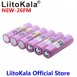 Liitokala Nuovo 100% Originale 18650 2600 Mah Batteria ICR1865026FM Agli Ioni di Litio 3.7 V Batteria Ricaricabile