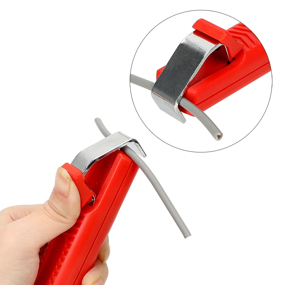 NICEYARD 8-28mm Wire Stripper Stripping Round Cable Insulation Cutter Plier Crimping Tool for Rubber Cable Electric Hand Tools