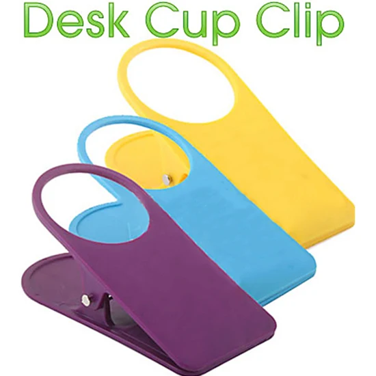 Home Office Coffee Cup Holder Multifunction Table Side Decor Desk Cup Clip Drink Holder kitchen Storage Rack Tool