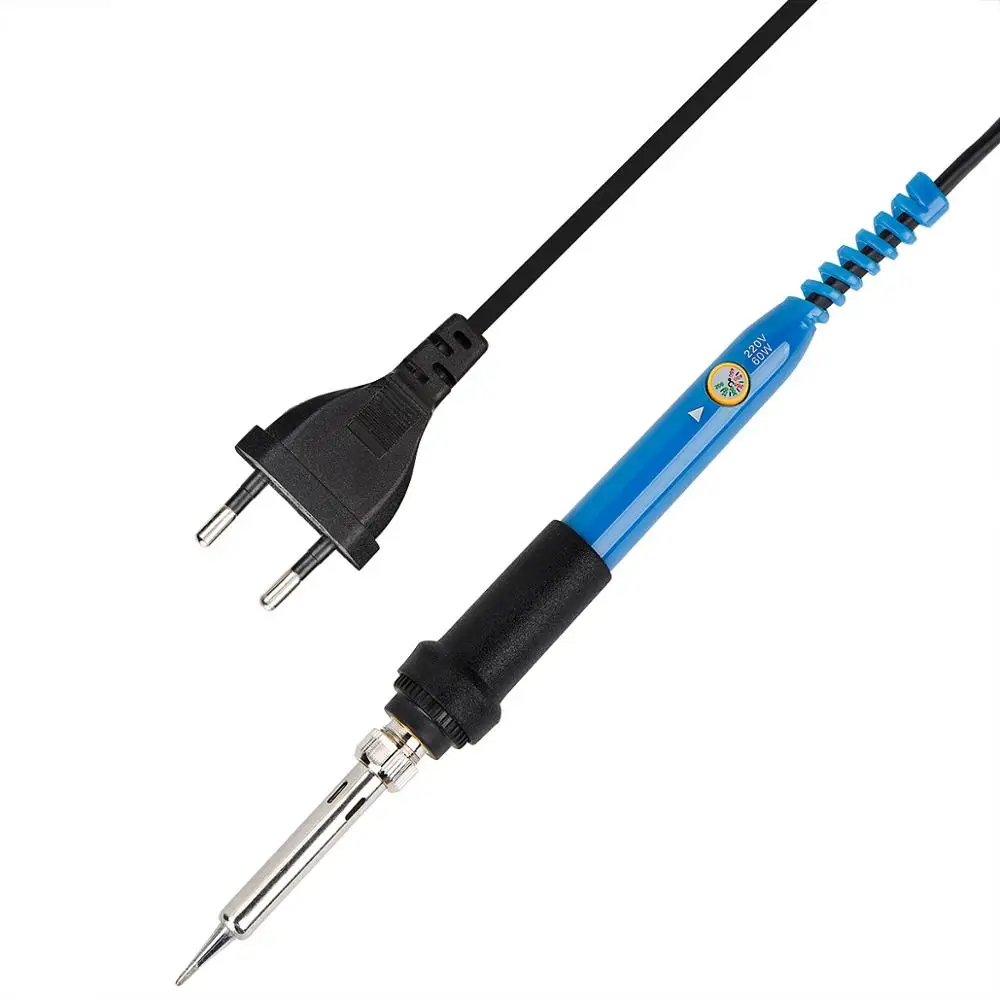 JCD 110V 220V 60W Electric Soldering iron 908 Adjustable Temperature welding Solder iron tool With soldering iron stand cleaner