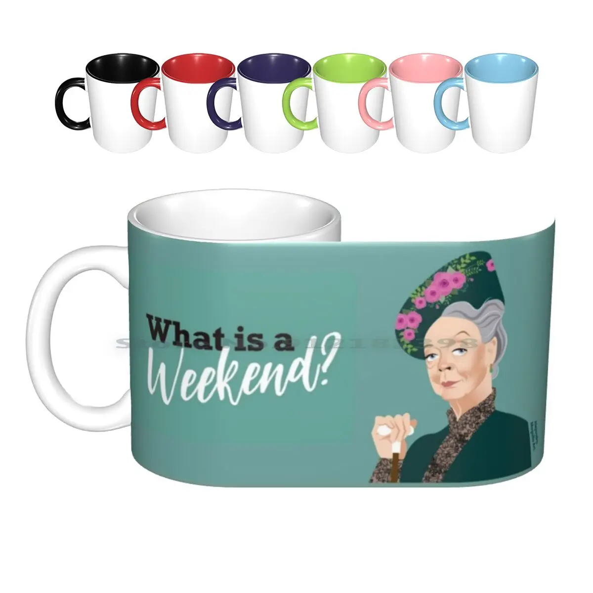 Weekend Ceramic Mugs Coffee Cups Milk Tea Mug The Weeknd Dowager Countess Maggie Rogers Alejandromogolloart Alejandro Mogollo