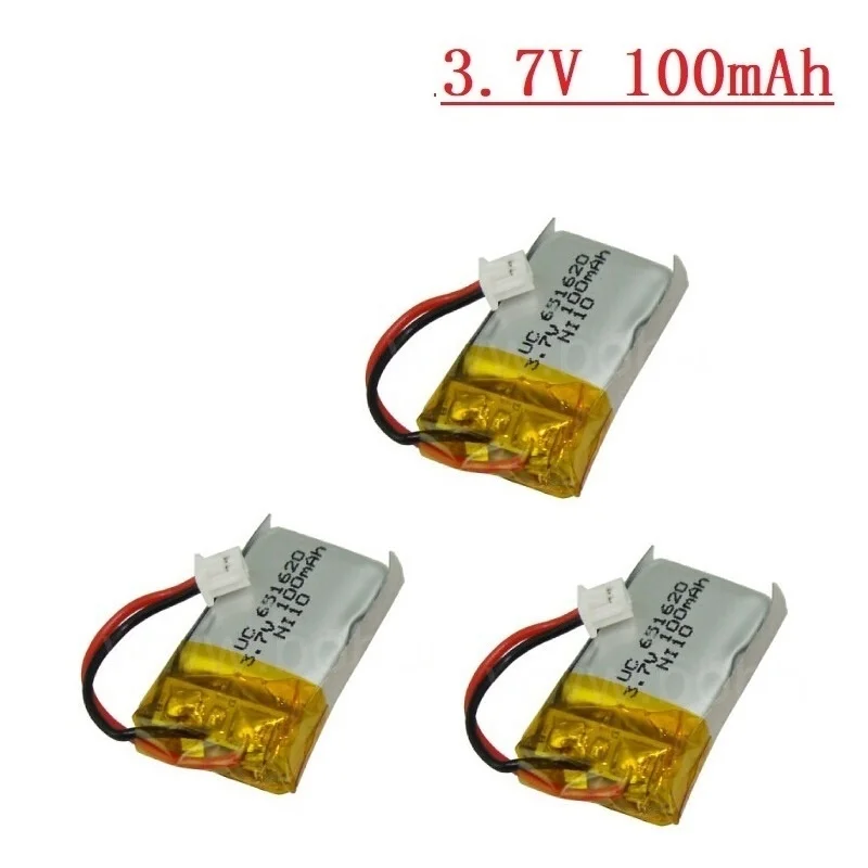 3.7v 100mah Lipo Battery and Charger For Cheerson Cx-10 Cx-10a FQ777-124 Hubsan Q4 Wltoys V272 Mini Rc Quadcopter Drone Battery