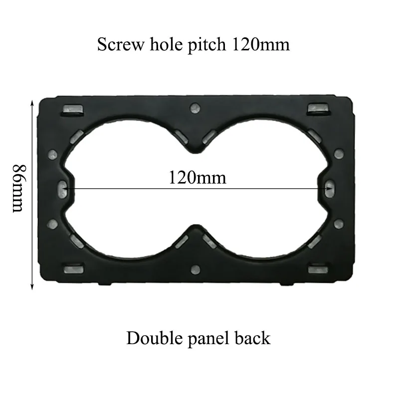 UK Socket EU Socket Triple Panel DIY Household Silver Aluminum Alloy Panel Switch Socket 90V-250V