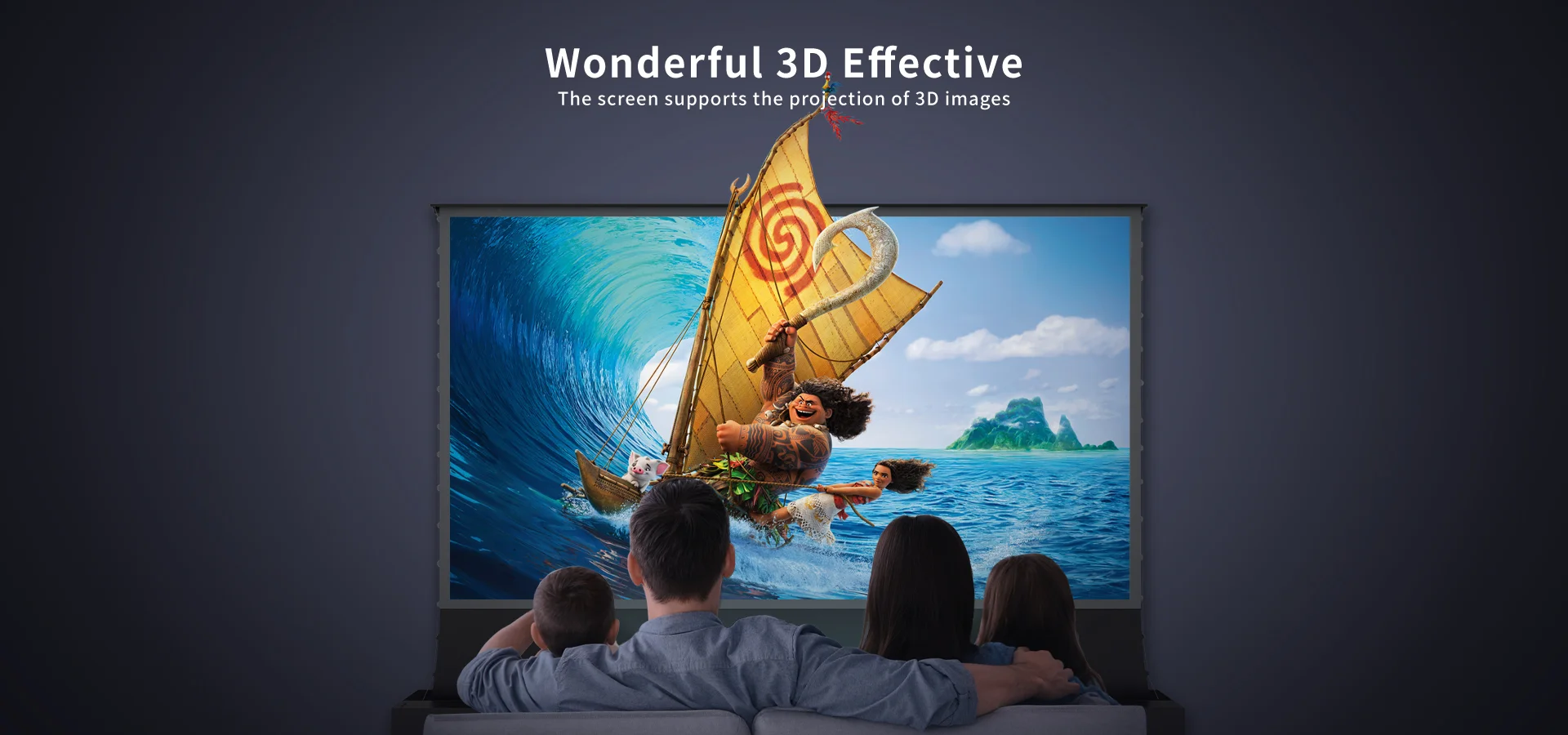 Freies Verschiffen 100 Zoll 16:9 CLR Faltbare Projektor Bildschirm Mit Ultra Kurze Werfen ALR Mit 0,6 Verstärkung Für Home Cinema – Detail 11