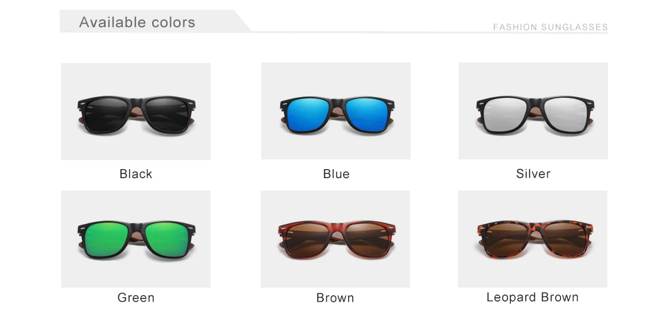 KINGSEVEN Vintage handgefertigte Sonnenbrille aus schwarzem Walnussholz für Herren und Damen, polarisierte Spiegelgläser für Damen und Herren, UV400 – Detail 3